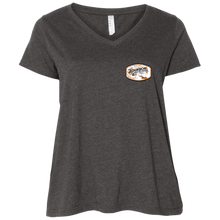 Load image into Gallery viewer, 3807  Ladies&#39; Curvy V-Neck T-Shirt