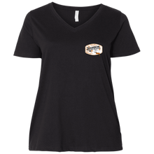 Load image into Gallery viewer, 3807  Ladies&#39; Curvy V-Neck T-Shirt